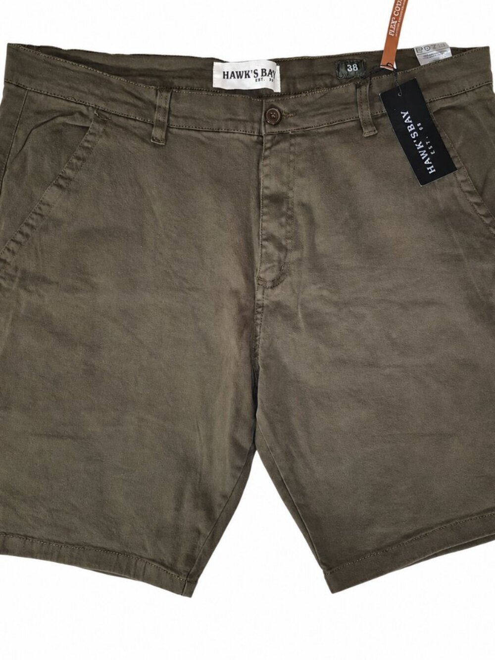 HAWK'S BAY Mens Chino Shorts Size 38 Flex Stretch Technology NWT - Picture 5 of 11